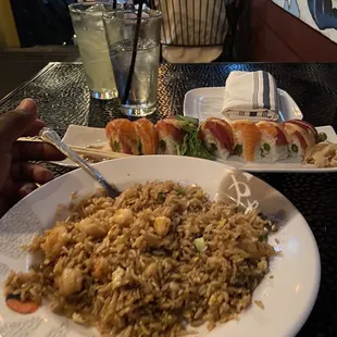 Shrimp Fried Rice Haiku Roll