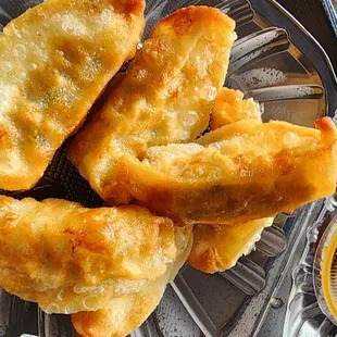 a plate of fried food