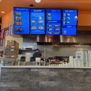 Digital menu