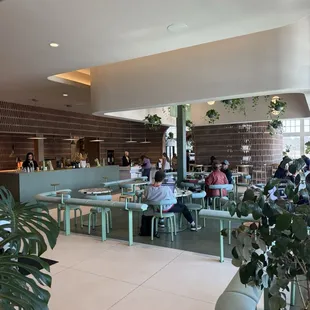 Inside seating