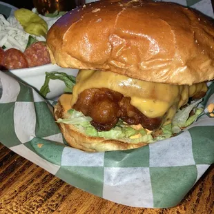 Nashville hot chicken sandwich