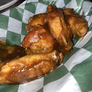 Spicy apricot wings