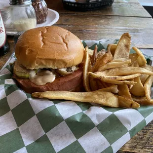 Fried Bologna Sandwich