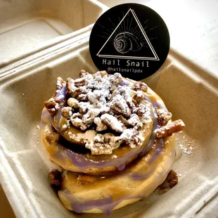 Maple Cream + Pecan Snail!