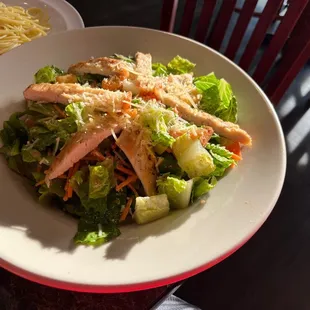 Chicken House Salad Butter Noodles