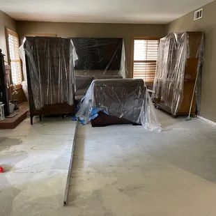 They did an amazing job protecting our furniture