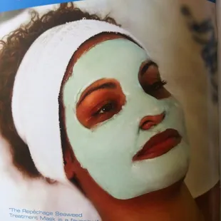 We also do on the go seaweed facial masks