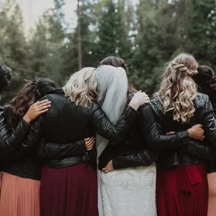 Bridal party hair