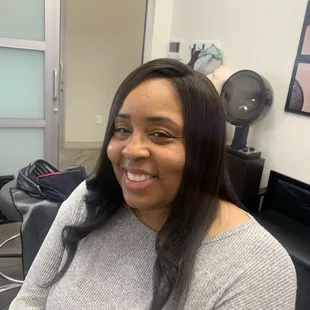 Weave with closure