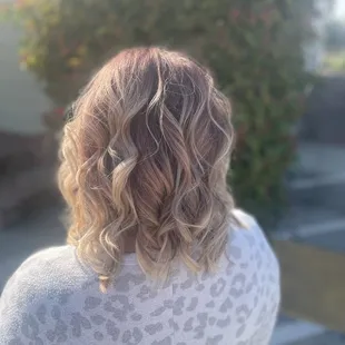 Rose gold color melt