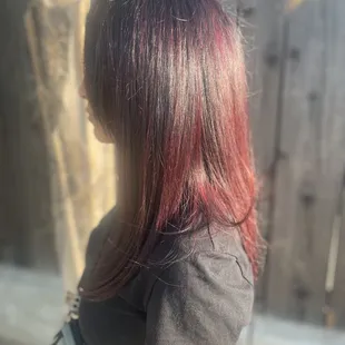 Red wine Balayage