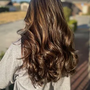 Light brown balayage