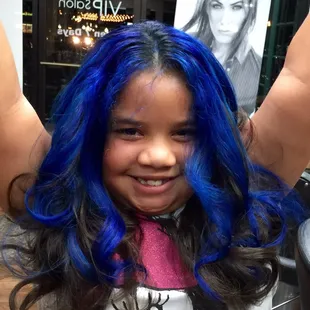 Love blue hair by Nadie