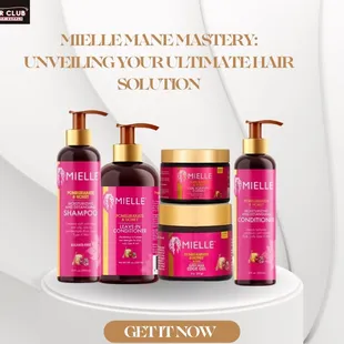 Attention all curl queens and kings!  Say hello to the ultimate haircare dream team - Mielle's Pomegranate &amp; Honey Collection!