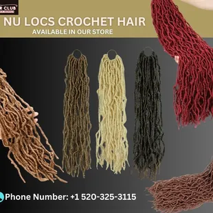 Guess what, beauties? The magic of NU LOCS Crochet Hair is now in store!  If you're all about that effortlessly chic look