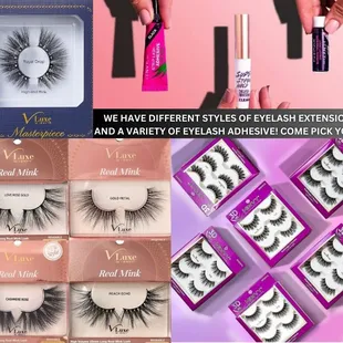 Get ready to slay with our fabulous eyelash extensions and a range of lash adhesives at Hair Club Beauty Supply!