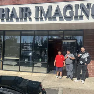 My boys coming out clean &amp; sharp from Hair Imaging.