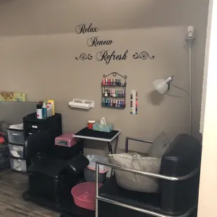 Nail care area