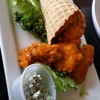 Sticky Chicken Waffle Cone