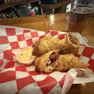 Homemade reuben rolls