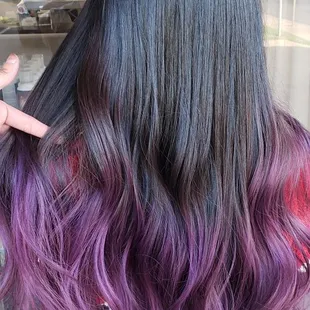 Violet ombre  Book Desiree on styleseat.com/desireesiqueiros