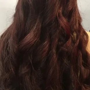 Deep wine, going back to go brighter will post update pic of that