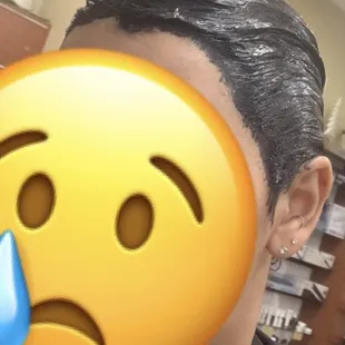 Not as terrible as the other side, still harsh.