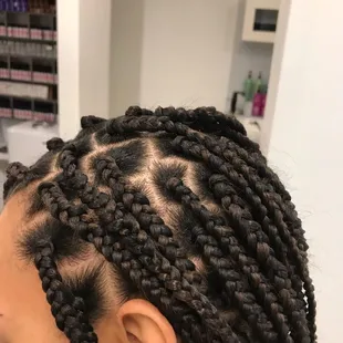 Box braids by Saudia