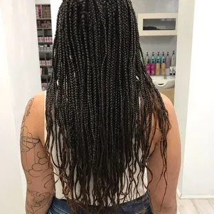 Box braids by Saudia