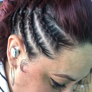 Box braids, braid styles , haircuts