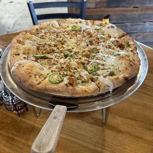Chicken ranch pizza! Give it a try you won&apos;t be disappointed !