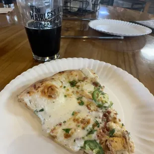 Chicken Ranch Pizza and Buckeye Nation Porter