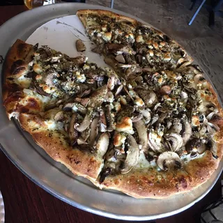 Blue Mushroom Pizza