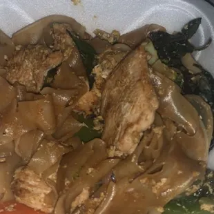 Drunken Noodles with Chicken