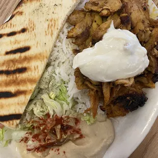 Chicken Shawarma Plate