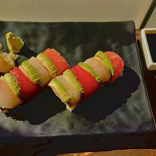 Rainbow roll.