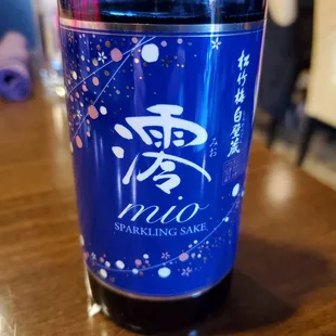 Mio Sarkling Sake!