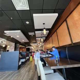 the interior of a restaurant