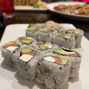 Philly Roll + Alaska Roll - $5 each during HH