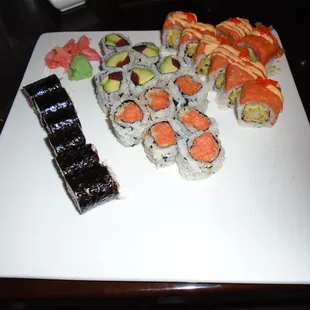 sushi, food, sashimi, sushi and sashimi