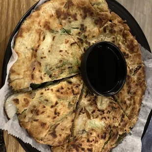 Seafood pancake