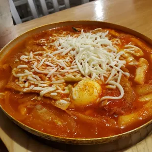 Cheese tteokbokki