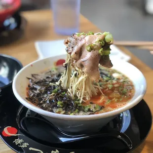 10/10!!! Their garlic and spicy put in one bowl!  it's very rich, fatty, salty, 1000% satisfaction guaranteed!