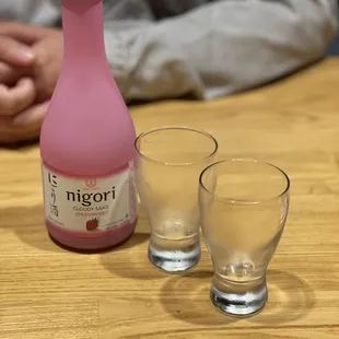 Amazing Strawberry flavored Chilled sake
