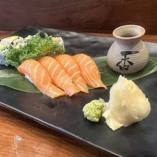 salmon sushi