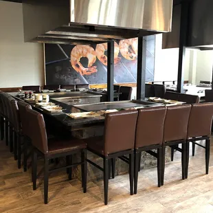 One of Four Hibachi Areas