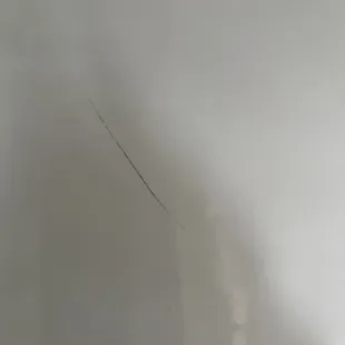 Scratch in tub. Tub was also heavily stained.