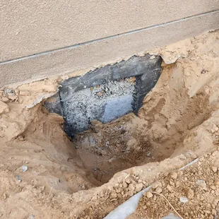 Bubbles in foundation