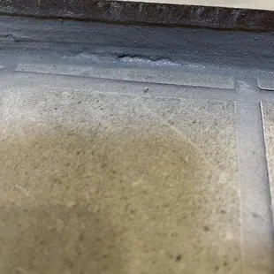 Sub par tile in our master shower