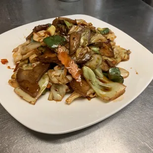 F12. Twice cooked pork